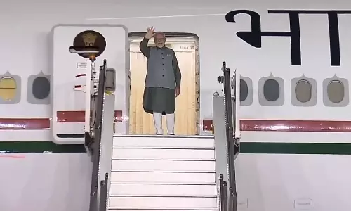 ஏசியன் மாநாட்டில் கலந்து கொள்ள இந்தோனேசியா புறப்பட்டார் பிரதமர் மோடி