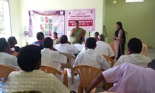 கபிலர்மலை வட்டாரத்தில் பாரம்பரிய வேளாண் சாகுபடி குறித்து பயிற்சி முகாம்