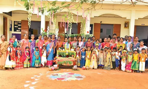 பணகுடி புள்ளிமான் மெட்ரிக் பள்ளியில் கிருஷ்ண ஜெயந்தி கொண்டாட்டம்