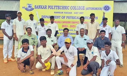 மாணவர்களுக்கான கிரிக்கெட் போட்டியில் சங்கர் பாலிடெக்னிக்  கல்லூரி அணி வெற்றி