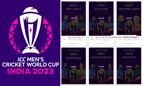 உலகக்கோப்பை கிரிக்கெட்: 4 லட்சம் டிக்கெட்டுக்கான விற்பனை இன்று இரவு 8 மணிக்கு தொடக்கம்