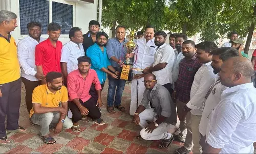 ராணிப்பேட்டையில் கிரிக்கெட் போட்டி