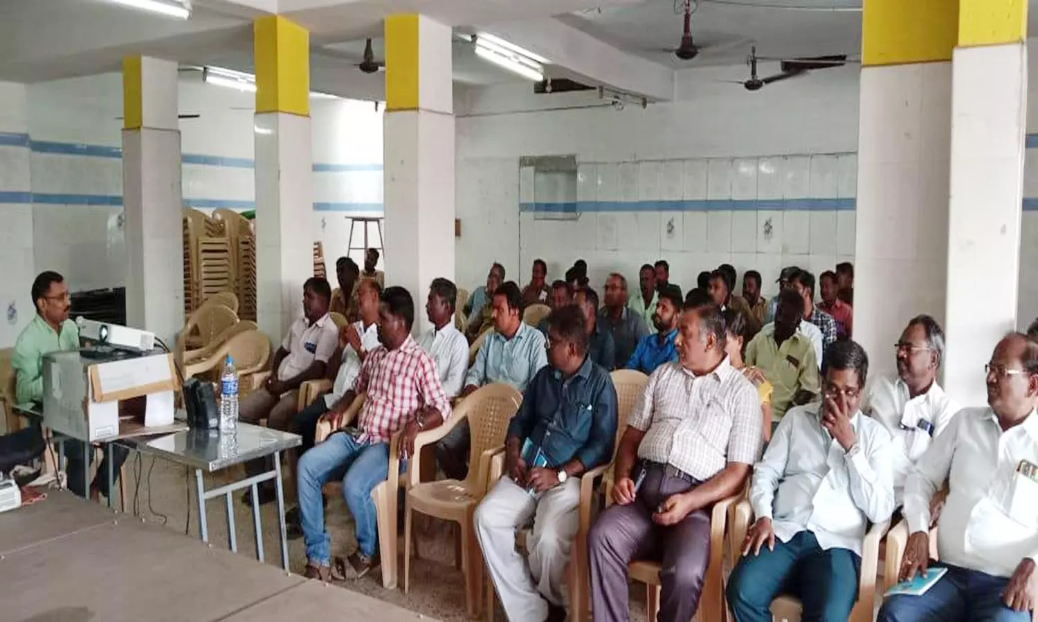 சங்கரன்கோவில் மின்வாரிய ஊழியர்களுக்கு பாதுகாப்பு பயிற்சி முகாம்