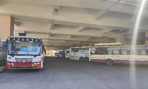 ஆந்திராவில் பஸ்கள் ஓடவில்லை; கடையடைப்பு- தமிழக எல்லையில் வாகனங்கள் நிறுத்தம்