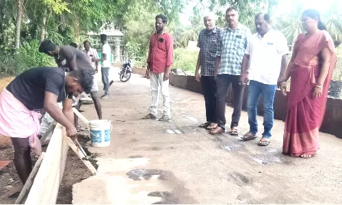 பேரூர் பேரூராட்சியில் வளர்ச்சிப்பணிகள் குறித்து ஆய்வு