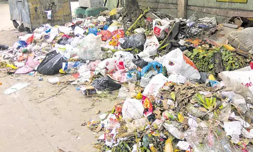 சட்ட விரோதமாக குப்பைகளை கொட்டி எரிப்பதை கண்டித்து சாலை மறியல்