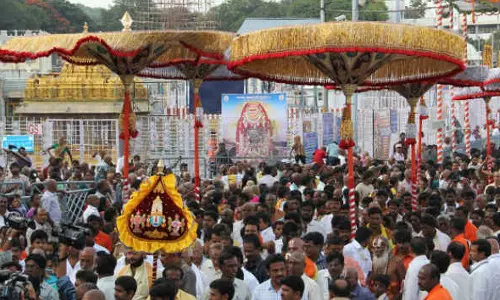 இந்து தர்மார்த்த சமிதி சார்பில் 16-ந்தேதி திருப்பதி திருக்குடை ஊர்வலம்