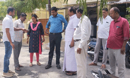 நகராட்சி நிர்வாக மண்டல இயக்குனர் ஆய்வு