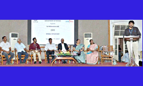 உலக விண்வெளி தின நிகழ்ச்சி