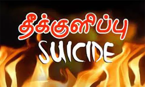 கும்பகோணம் போலீஸ் நிலையம் முன்பு தீக்குளித்த ஆட்டோ டிரைவர் சாவு