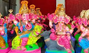 ஆந்திராவில் இருந்து புதுக்கோட்டைக்கு வந்த விநாயகர் சிலைகள்