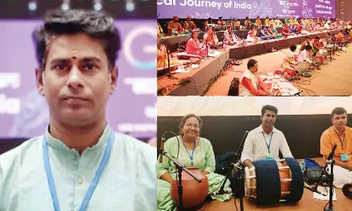 தவில் இசையால் உலக தலைவர்களின் கவனத்தை ஈர்த்த சிவகங்கை வித்வான்- சர்வதேச நாடுகளை கவர்ந்ததாக பெருமிதம்