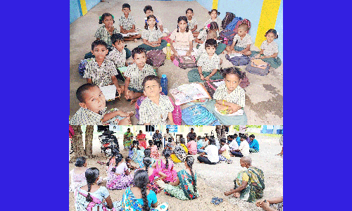 ஆசிரியர்கள் மோதலால் மாணவர்களை அரசு பள்ளிக்கு அனுப்ப மறுத்த பெற்றோர்கள்