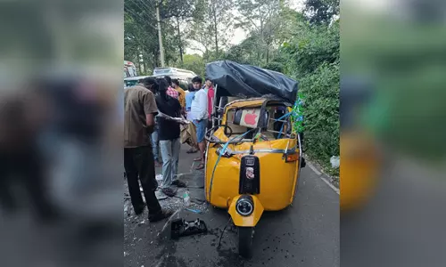 ஏற்காடு மலைப்பாதையில் ஆட்டோ - வேன் நேருக்கு நேர் மோதல்