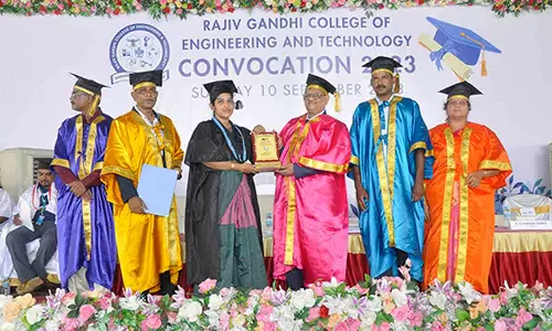 ராஜீவ்காந்தி என்ஜினீயரிங் கல்லூரியில் பட்டமளிப்பு விழா