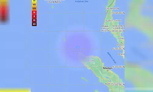 அந்தமான் கடல் பகுதியில் இன்று அதிகாலை நிலநடுக்கம்