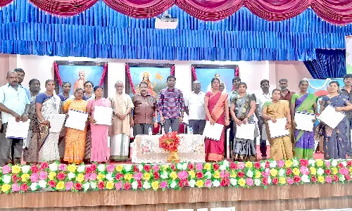 கன்னியாகுமரி கடல் நடுவில் அமைந்துள்ள விவேகானந்தர் நினைவு மண்டப 53-வது ஆண்டு விழா