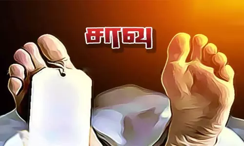 லாரி மோதி பெண் சாவு