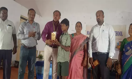 மாநில அளவிலான சதுரங்க போட்டியில் குமாரபாளையம் அரசு பள்ளி மாணவன் தேர்வு