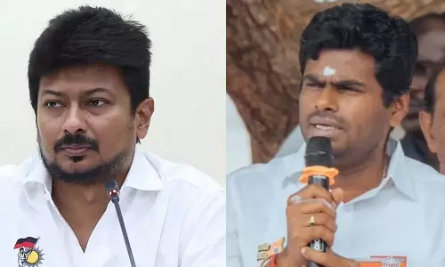 12-வது பாட புத்தகத்தில் சனாதனத்திற்கு ஆதரவு.. உதயநிதியை சீண்டிய அண்ணாமலை