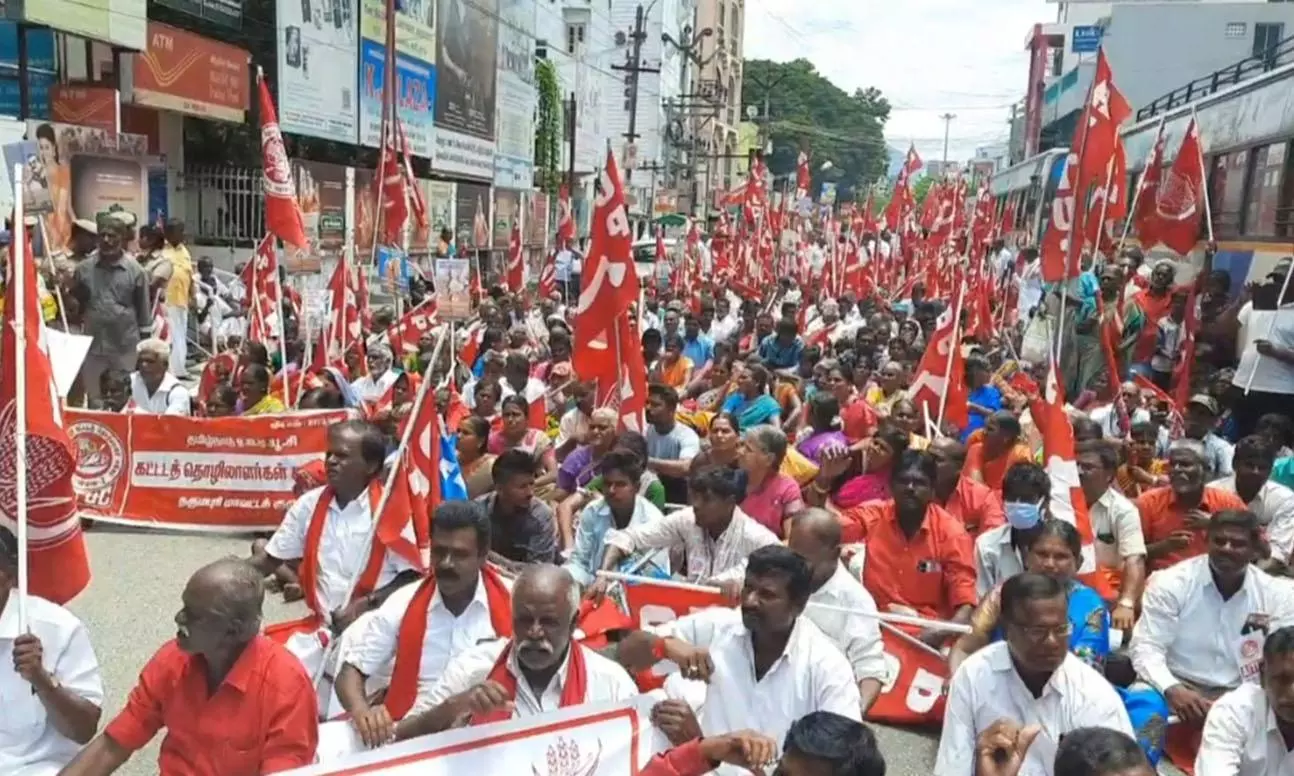 இந்திய கம்யூனிஸ்டு கட்சியினர் 450 பேர் கைது இந்திய கம்யூனிஸ்டு கட்சியினர் 450 பேர் கைது