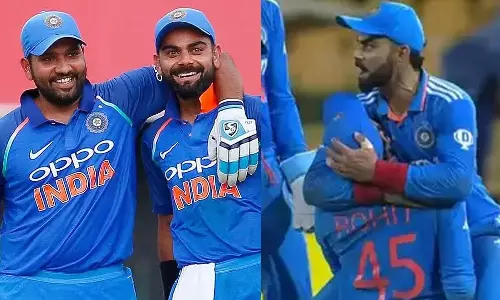 பார்ட்னர்ஷிப்பில் புதிய சாதனை படைத்த கோலி- ரோகித் ஜோடி