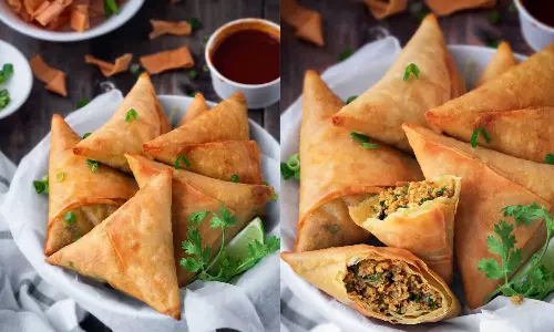 வித்தியாசமான மட்டன் கீமா சமோசா