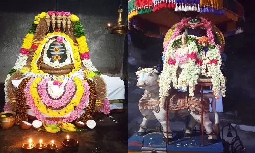 சிவன்கோவிலில் பிரதோஷ வழிபாடு