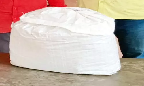 கஞ்சா வைத்திருந்த ஆந்திர வாலிபர் கைது