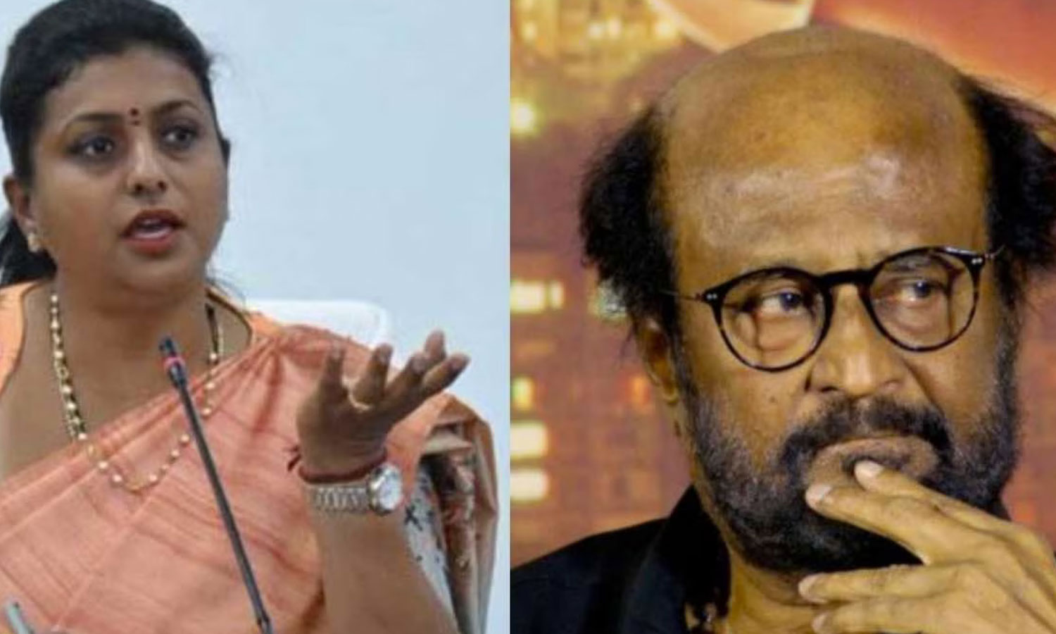 திருடர்களுக்கு ஆதரவு தருவதா?- சந்திரபாபு நாயுடுவுக்கு ஆதரவு தெரிவித்த ரஜினிக்கு ரோஜா கடும் கண்டனம்