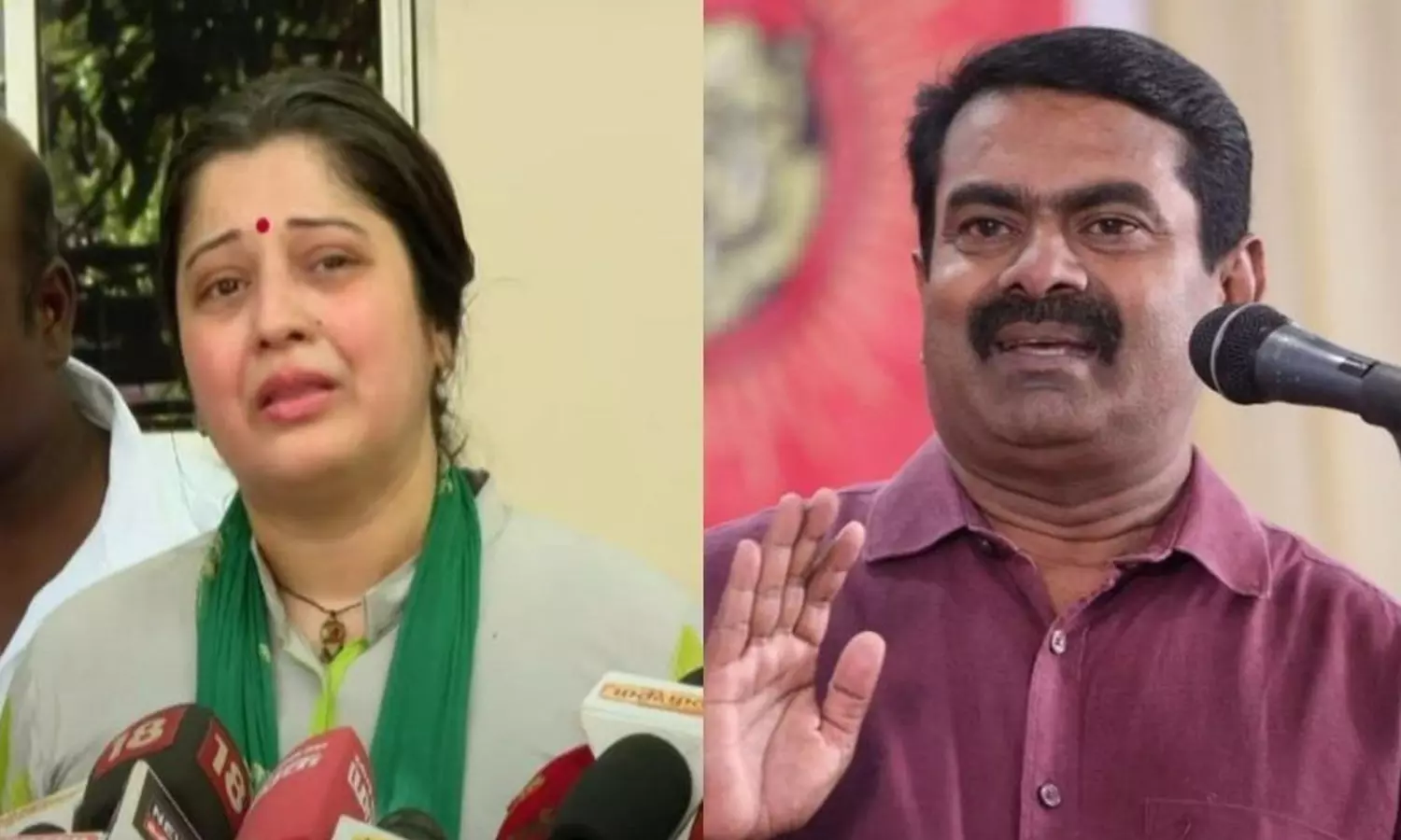 நடிகை விஜயலட்சுமி விவகாரம்- விசாரணைக்கு நேரில் ஆஜராவதாக சீமான் அறிவிப்பு நடிகை விஜயலட்சுமி விவகாரம்- விசாரணைக்கு நேரில் ஆஜராவதாக சீமான் அறிவிப்பு