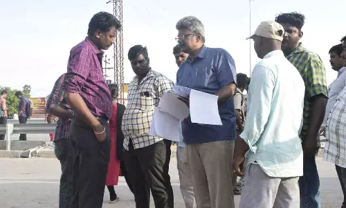 திருவண்டார் கோவில் வரை புறவழிச்சாலைகள் சீரமைப்பு பணி தொடக்கம்