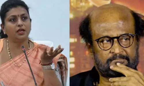 திருடர்களுக்கு ஆதரவு தருவதா?- சந்திரபாபு நாயுடுவுக்கு ஆதரவு தெரிவித்த ரஜினிக்கு ரோஜா கடும் கண்டனம்