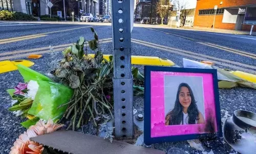 மாணவி விபத்தில் இறந்ததை பற்றி கிண்டல்: அமெரிக்க போலீஸ் அதிகாரிகள் மீது நடவடிக்கை எடுக்க இந்தியா வலியுறுத்தல்