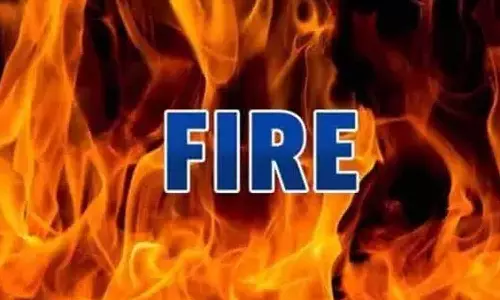 பெட்ரோல் கேனுடன் செல்போனையும் சேர்த்து வைத்ததால் தீப்பிடித்தது- இளம்பெண் உடல் கருகினார்