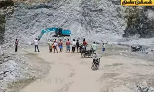 திண்டுக்கல்லில் கல் குவாரியில் வெடி விபத்து- இருவர் உயிரிழப்பு