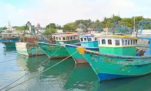 தமிழக மீனவர்கள் 17 பேர் கைது- இலங்கை கடற்படையை கண்டித்து ராமேசுவரம் மீனவர்கள் வேலைநிறுத்தம்
