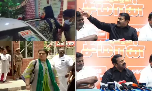 வீரலட்சுமி குறித்து கேள்வி கேட்டதும், ஆவேசம் அடைந்த சீமான்