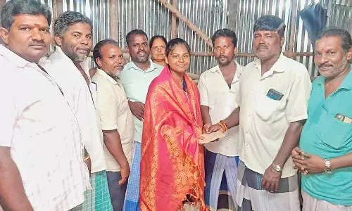 சர்வதேச வலைப்பந்து போட்டிக்கு பாகூர் மாணவி தேர்வு