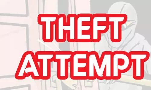 பொள்ளாச்சி அருகே முகமூடி அணிந்து வந்து ஏ.டி.எம்.மில் கொள்ளை முயற்சி