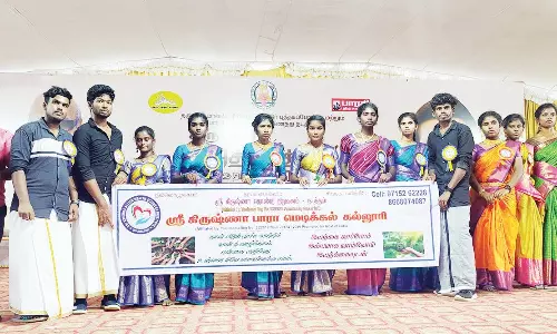 தருமபுரி புத்தகத் திருவிழாவில் ஸ்ரீ கிருஷ்ணா பாரா மெடிக்கல் கல்லூரிமாணவ, மாணவிகள் கலை நிகழ்ச்சி