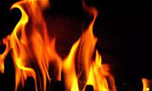 ராஜஸ்தானில் ஓடும் ரெயில் சக்கரத்தில் தீ விபத்து: பயணிகள் பீதி