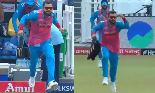 ஆட்டத்தில் இல்லாமலும் ஸ்கோர் செய்த விராட் கோலி: வைரலாகும் வீடியோ