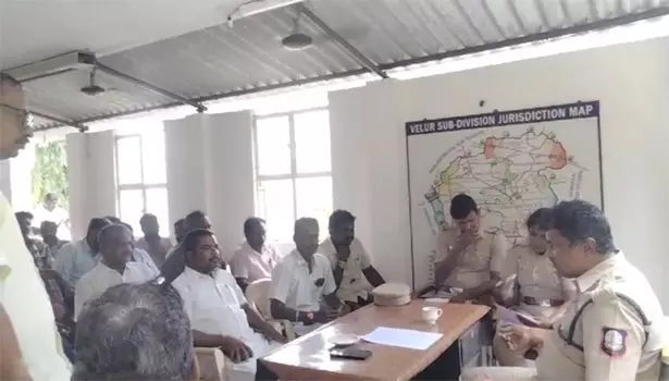 விநாயகர் சதுர்த்தியை முன்னிட்டுசிலைகள் வைத்தல் விதிமுறைகள் குறித்த ஆலோசனை கூட்டம் விநாயகர் சதுர்த்தியை முன்னிட்டுசிலைகள் வைத்தல் விதிமுறைகள் குறித்த ஆலோசனை கூட்டம்