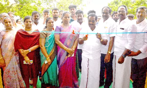 நாகர்கோவில் மாநகராட்சி மைதானத்தில் ஆழ்கடல் குகை மீன்கள் - வீட்டு உபயோக பொருட்கள் கண்காட்சி