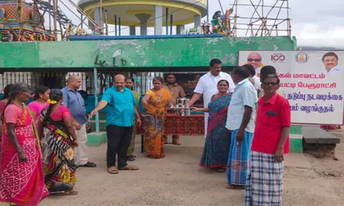 ரா.புதுப்பட்டி பேரூராட்சியில் பொதுமக்களுக்கு நிலவேம்பு கசாயம்