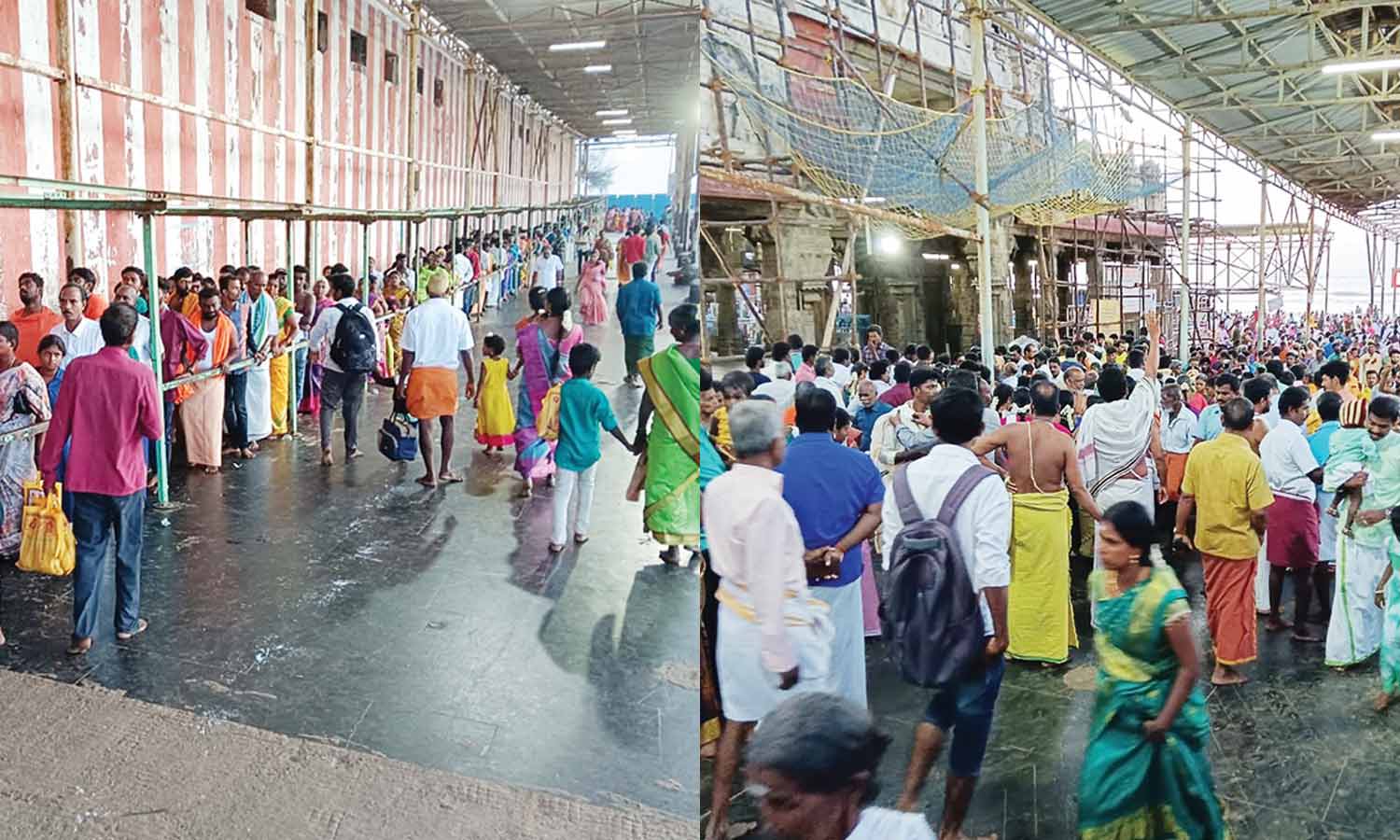 திருச்செந்தூர் கோவிலில் குவிந்த பக்தர்கள் கூட்டம்: ஏராளமான திருமணங்கள் நடைபெற்றது