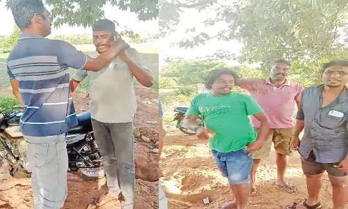 பொது இடத்தில் மது குடித்ததை கண்டித்த போலீஸ் ஏட்டு மீது தாக்குதல்- புதுவை ஊர்க்காவல் படை வீரர்கள் உட்பட 3 பேர் கைது