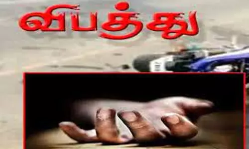 கார் மீது இரு சக்கர வாகனம் மோதியவிபத்தில் ஒருவர் பலி