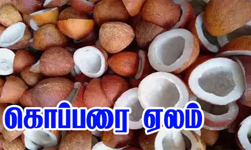 திருச்செங்கோட்டில் கொப்பரை ரூ.5 லட்சத்து 66ஆயிரத்துக்கு விற்பனை